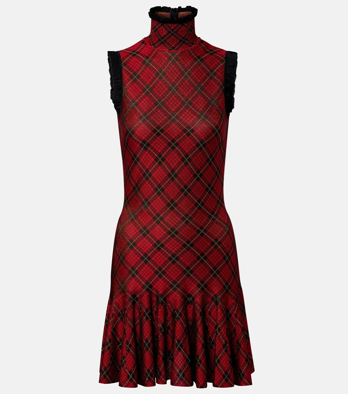 McQueen Plaid minidress