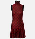 McQueen Plaid minidress