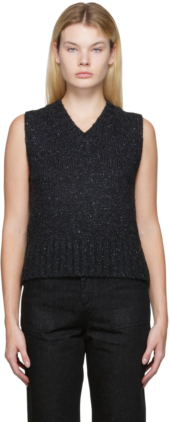 Nothing Written Black Tommy Bread Vest