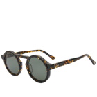 Oscar Deen Panda Sunglasses in Ember/Moss 