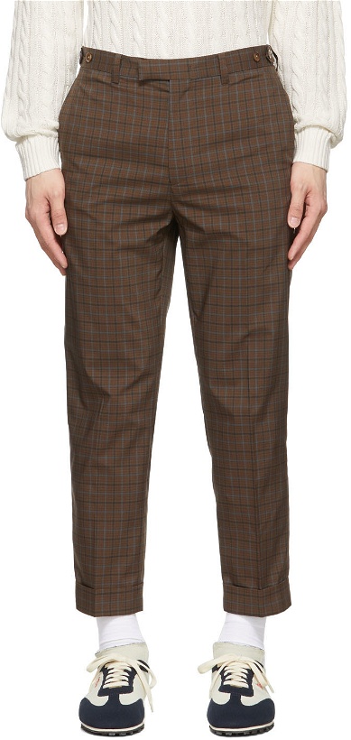 Photo: BEAMS PLUS Brown Polyester Trousers