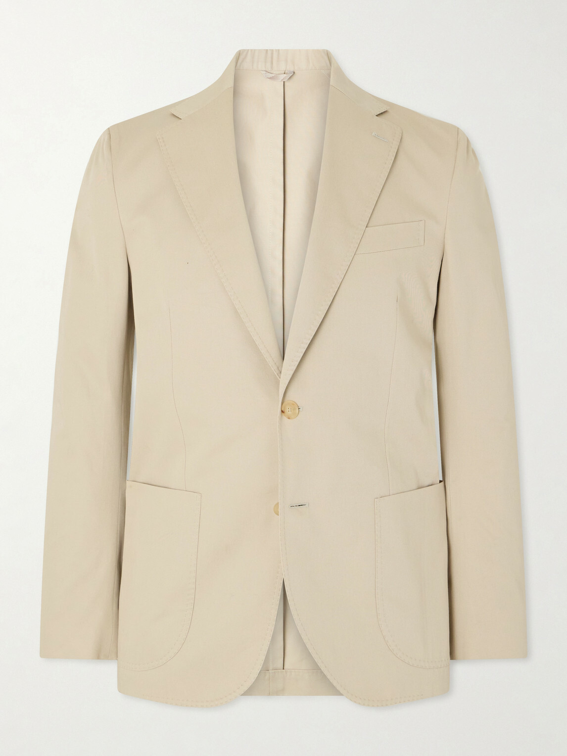 De Petrillo - Cotton Suit Jacket - Neutrals De Petrillo