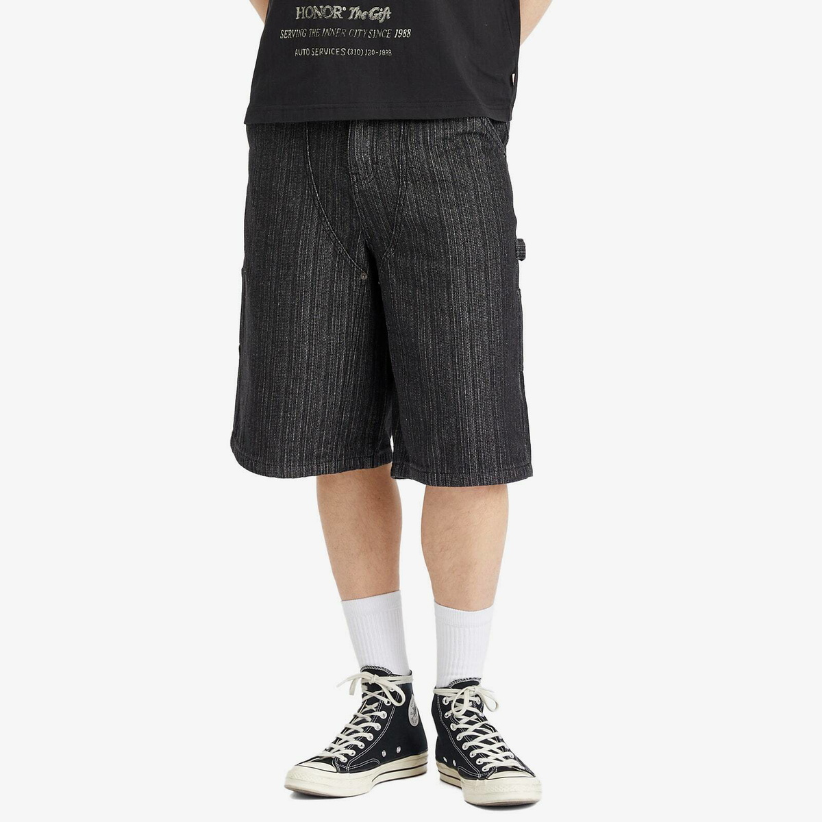 Honor the Gift Men's Gears Carpenter Short in Black