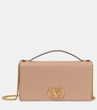 Valentino Garavani VLogo leather wallet on chain