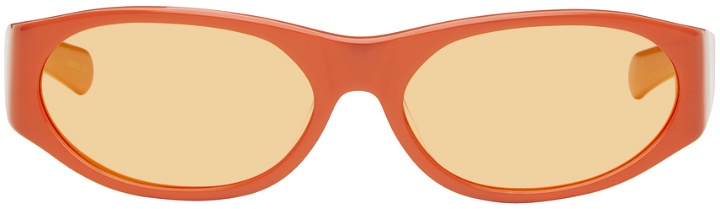 Photo: FLATLIST EYEWEAR Orange Eddie Kyu Sunglasses