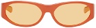 FLATLIST EYEWEAR Orange Eddie Kyu Sunglasses