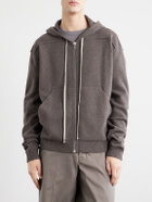 Rick Owens - Cashmere and Wool-Blend Zip-Up Hoodie - Gray