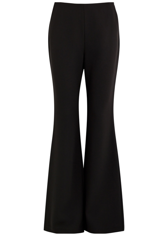 Photo: Roland Mouret Flared-leg Crepe Trousers Black