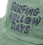 Outerknown - Logo-Embroidered Hemp and Organic Cotton-Blend Corduroy Baseball Cap - Green