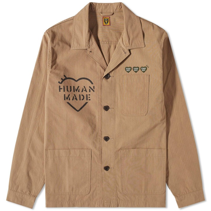 Photo: Human Made Men's Military Shirt Jacket in Beige