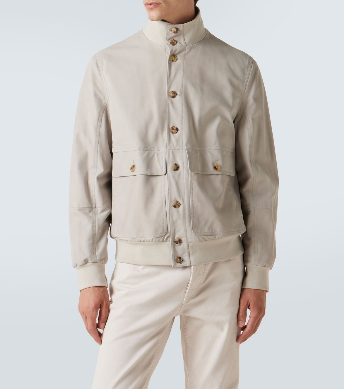 Brunello Cucinelli Leather blouson