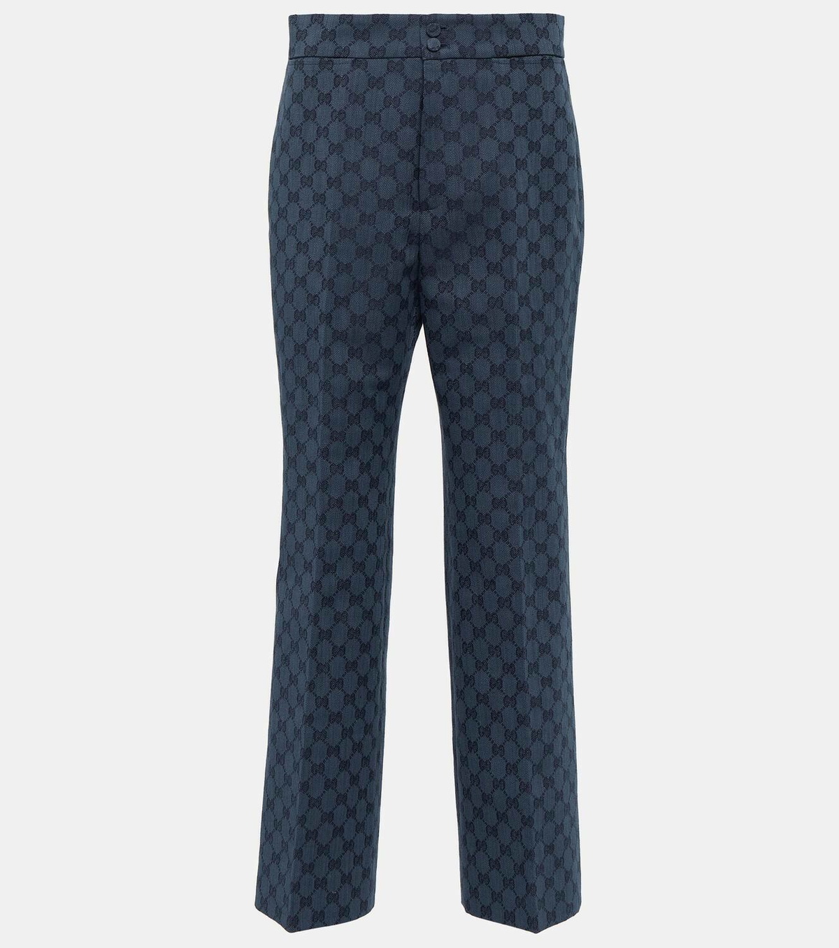 Gucci GG linen and cotton jacquard pants Gucci