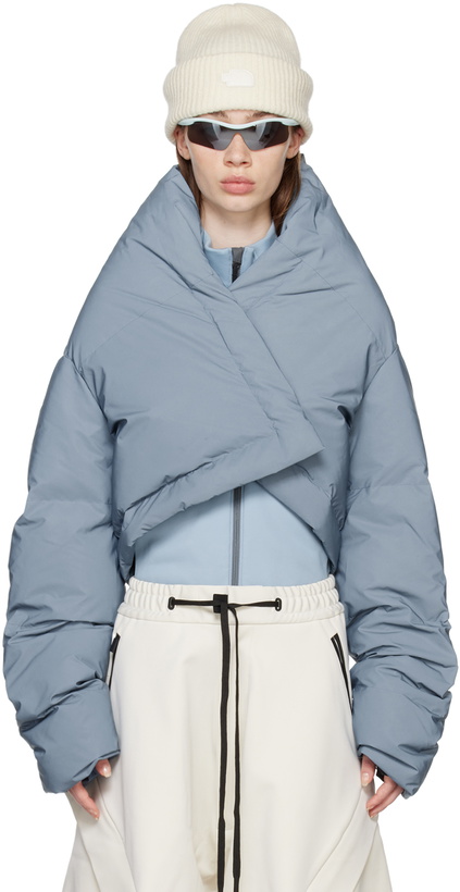 Photo: Templa Blue Wrap Down Jacket