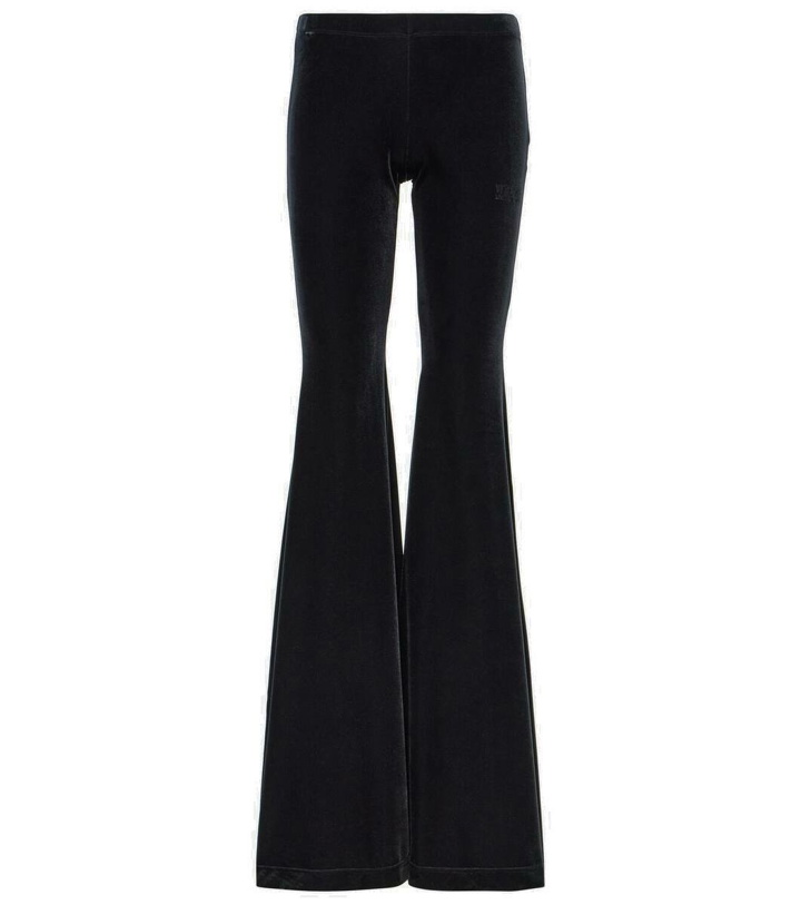 Photo: Vetements Velvet flared pants