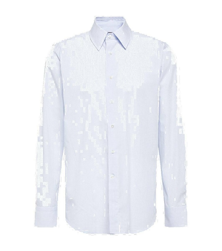 Photo: Canali Checked cotton shirt