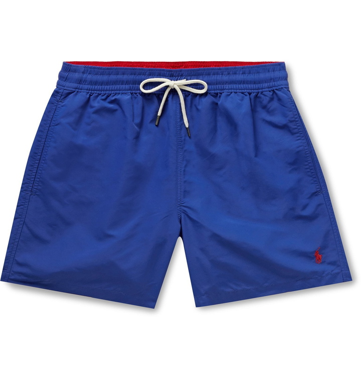 Photo: Polo Ralph Lauren - Traveler Mid-Length Swim Shorts - Blue