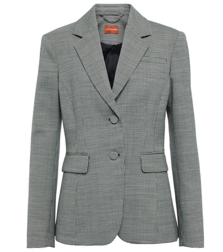 Photo: Altuzarra - Fenice houndstooth wool blazer