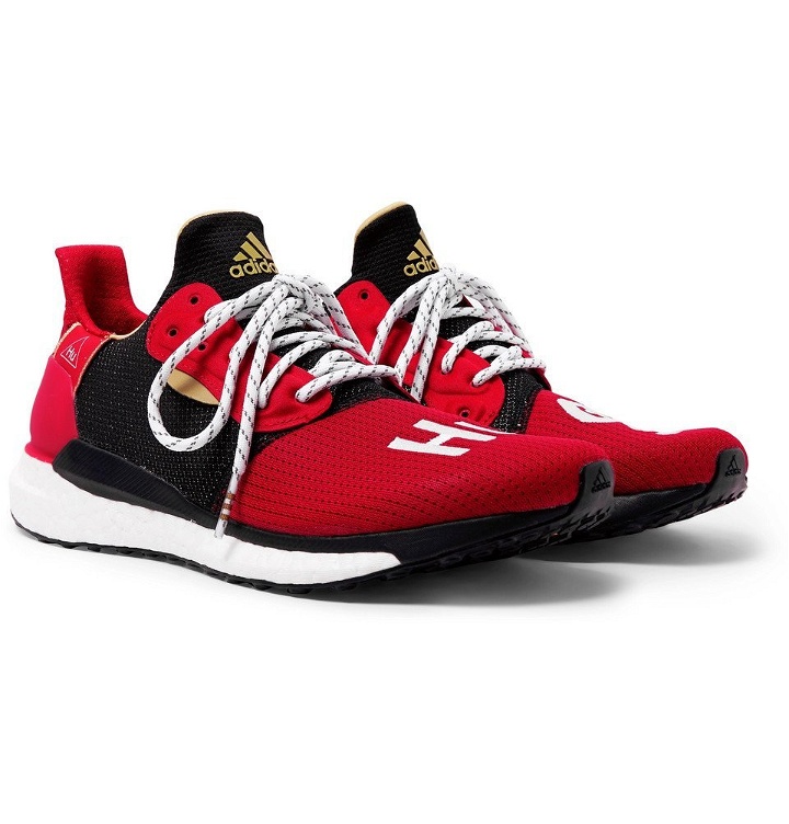 Photo: adidas Consortium - Pharrell Williams CNY SOLARHU Sneakers - Men - Red