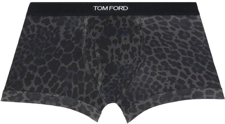 Photo: TOM FORD Black Leopard Boxer Briefs