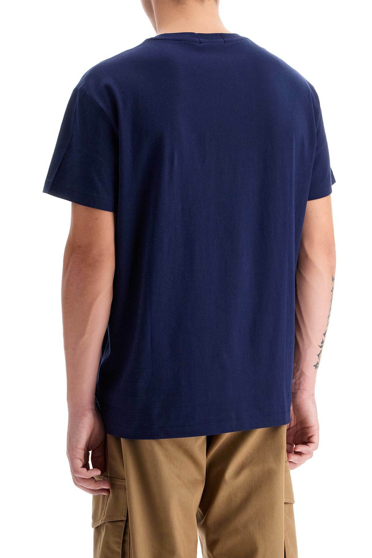 POLO RALPH LAUREN classic fit t-shirt with polo bear print Blue
