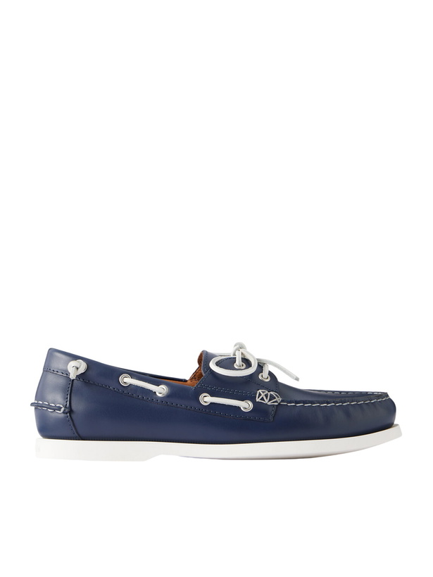 Photo: Polo Ralph Lauren - Merton Leather Boat Shoes - Blue