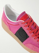 Valentino Garavani - Upvillage Rubber-Trimmed Nylon, Suede and Leather Sneakers - Pink