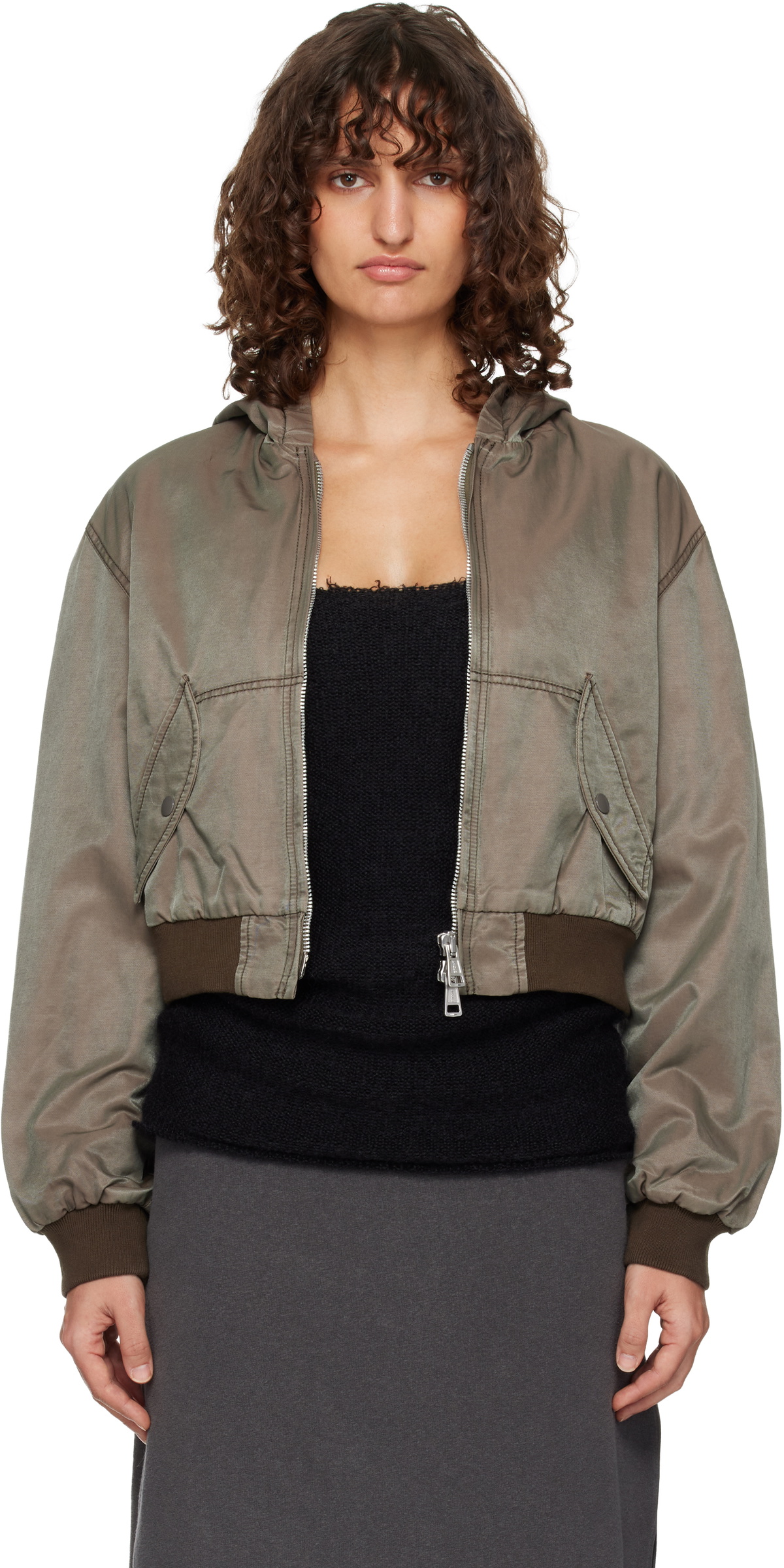 OUR LEGACY Khaki Coastal Bomber Jacket