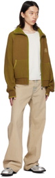 lesugiatelier Khaki High Neck Sweater