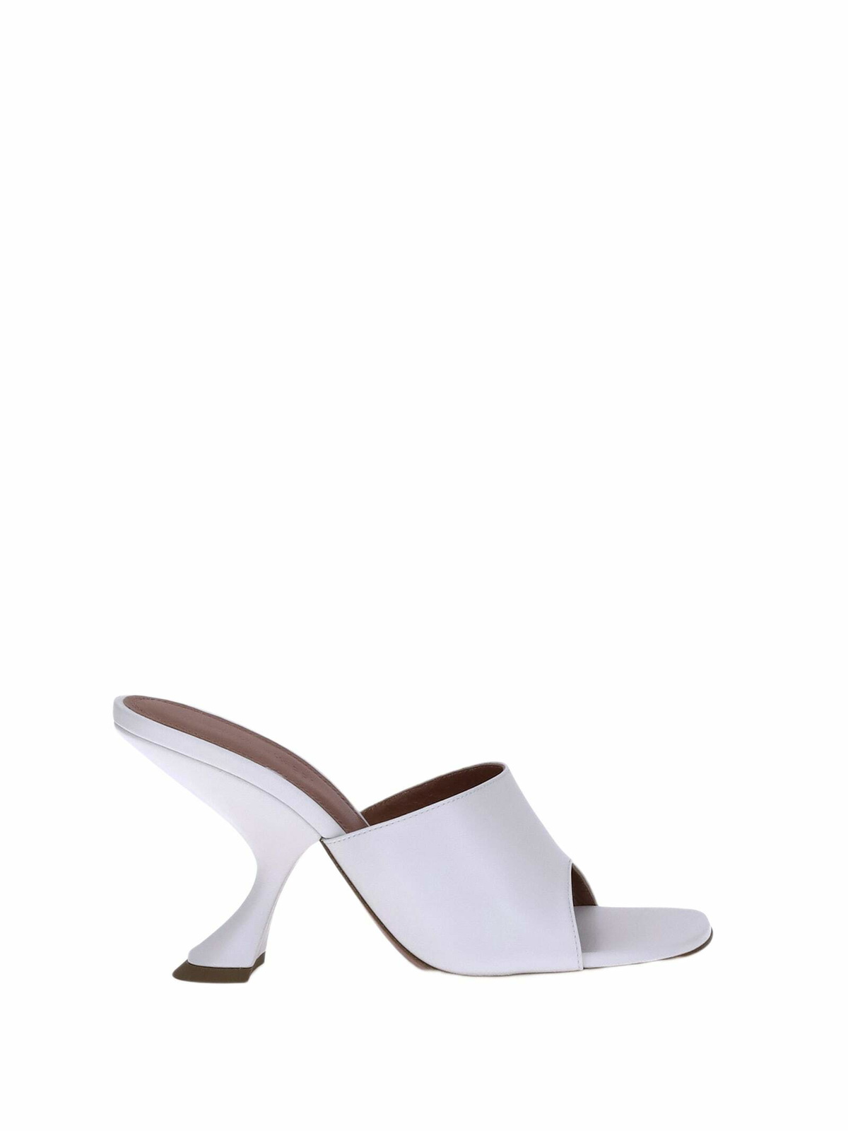 Amina Muaddi Grape Leather Charlotte Pumps Amina Muaddi