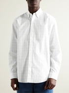 Purdey - Checked Cotton-Poplin Shirt - White