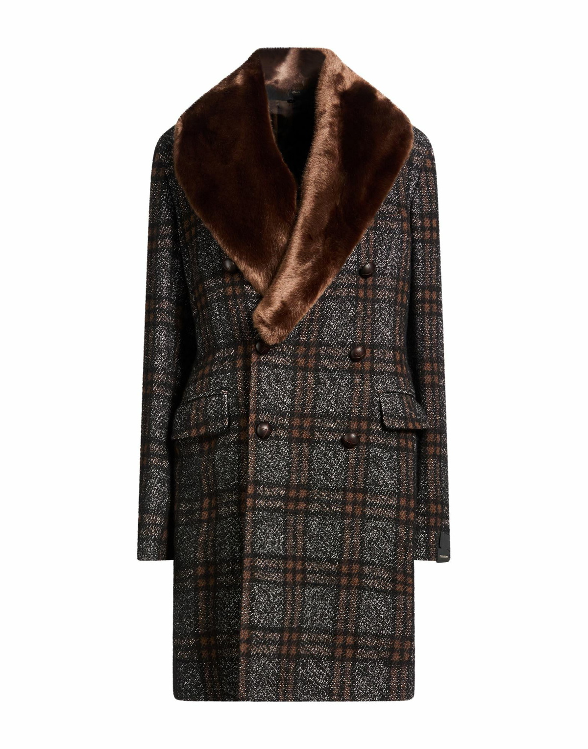 Tagliatore Womens Coat Chocolate in Brown