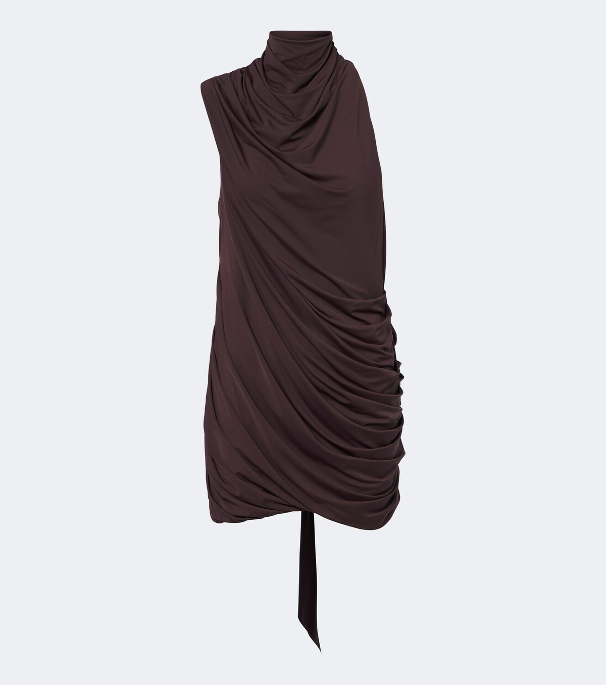 De La Vali Bashana draped scarf-detail mini dress