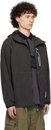 and wander Gray Gramicci Edition Brushed Nylon Jacket