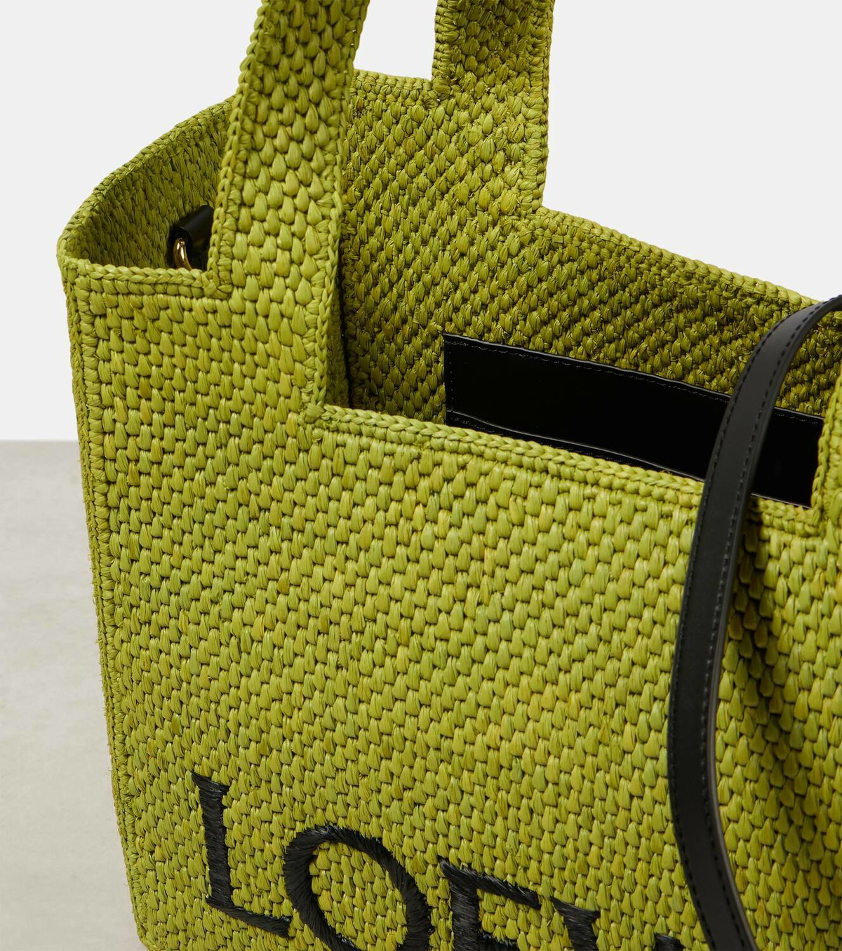 Loewe Paula's Ibiza Font Medium raffia tote bag Loewe