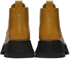 3.1 Phillip Lim Yellow Kate Short Combat Boots