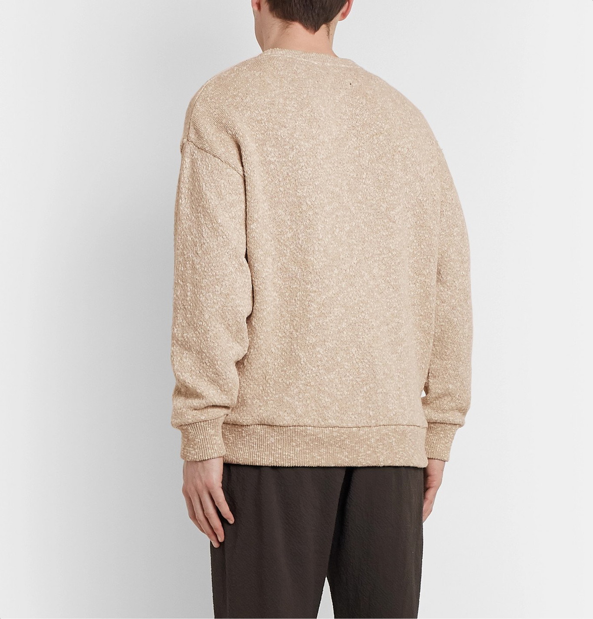 Universal Works - Oversized Linen and Cotton-Blend Sweater - Neutrals ...