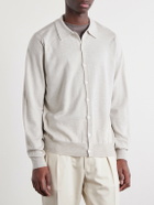 John Smedley - Tibor Merino Wool Cardigan - Gray