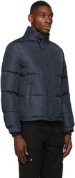 Belstaff Navy Down Dome Solid Jacket