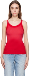 COTTON CITIZEN Red Verona Tank Top