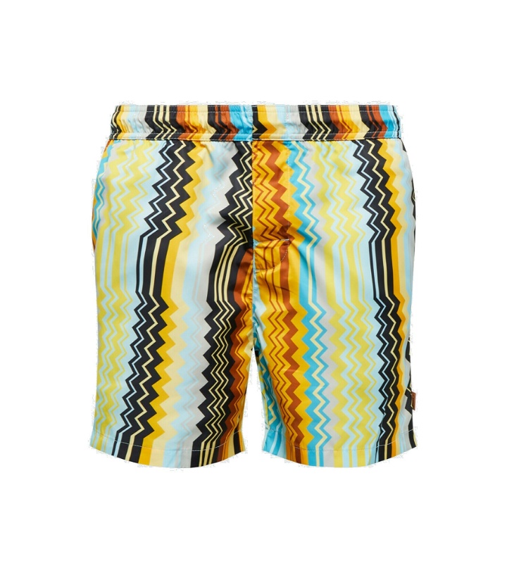 Photo: Missoni - Zig-zag nylon shorts