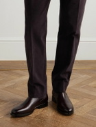 Brunello Cucinelli - Leather Chelsea Boots - Burgundy