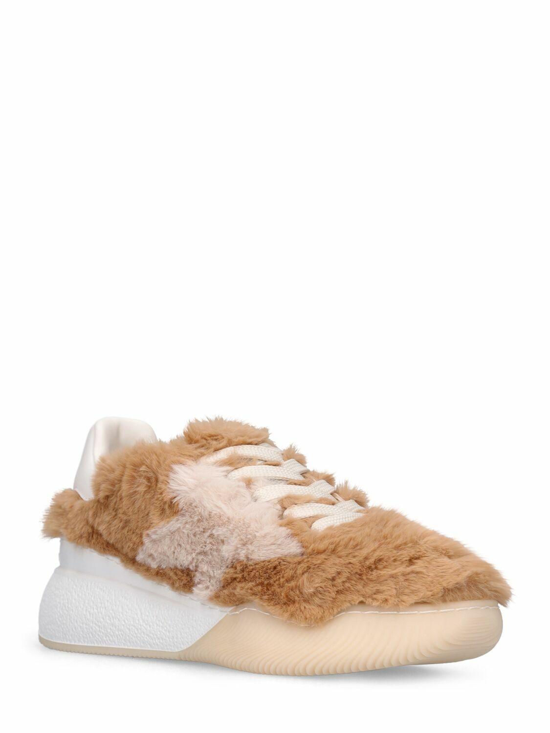 STELLA MCCARTNEY - Loop Faux Fur Sneakers Stella McCartney