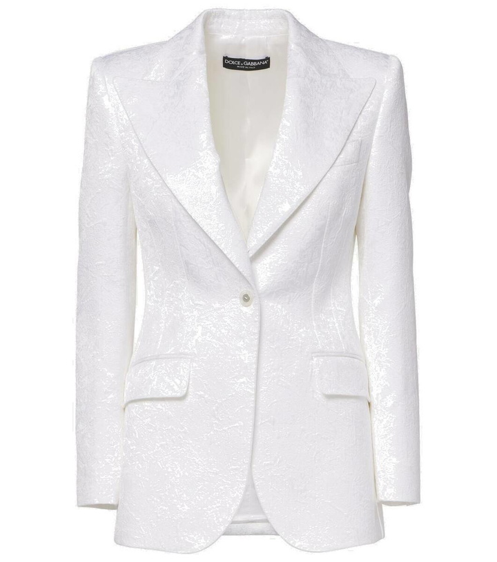 Photo: Dolce&Gabbana Capri Turlington brocade blazer