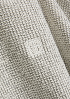 Anine Bing Alec Hooded Marled Cotton-blend Jumper Multicoloured