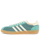 Adidas Gazelle Indoor Pro Sneaker in Preloved Teal/Off White/Warm Sandstone