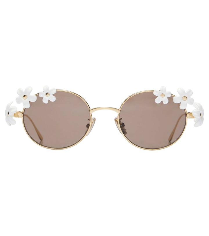 Photo: Loewe Signature floral round sunglasses