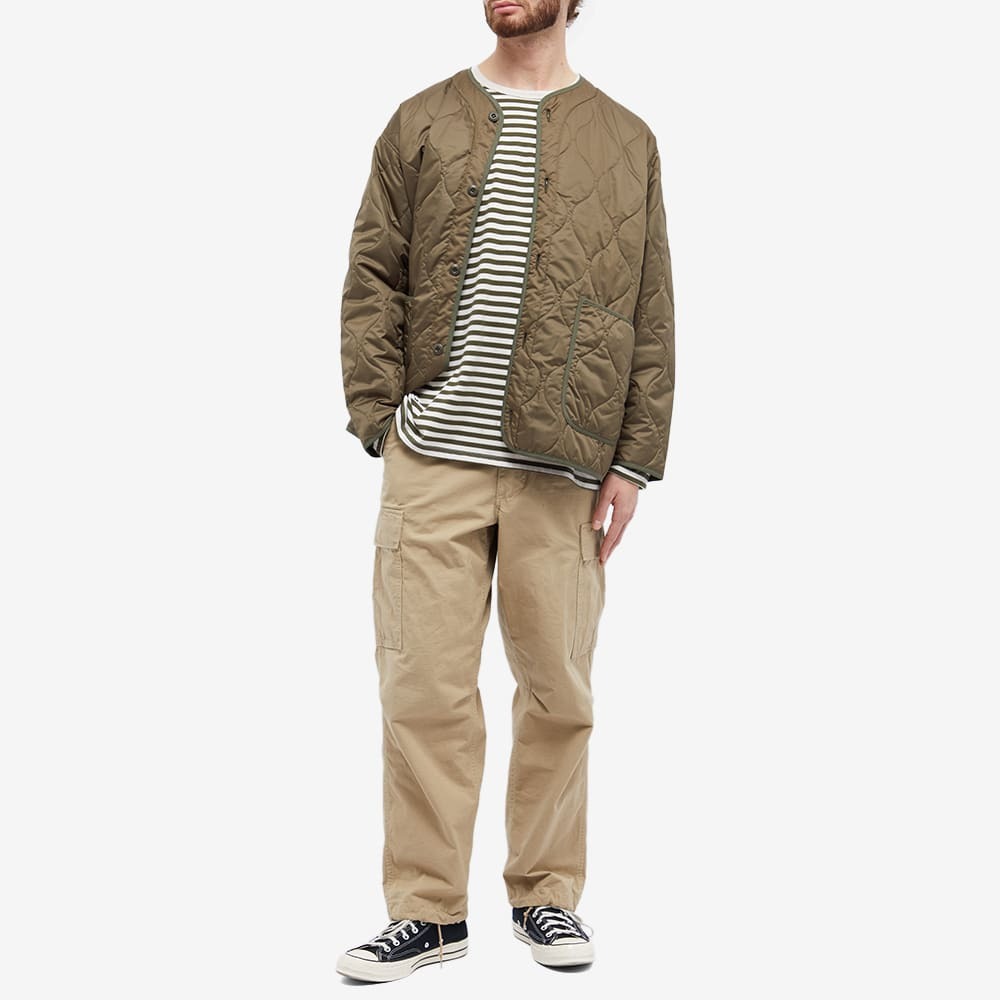 Uniform Experiment Men's Oversized Quilted Jacket in Khaki