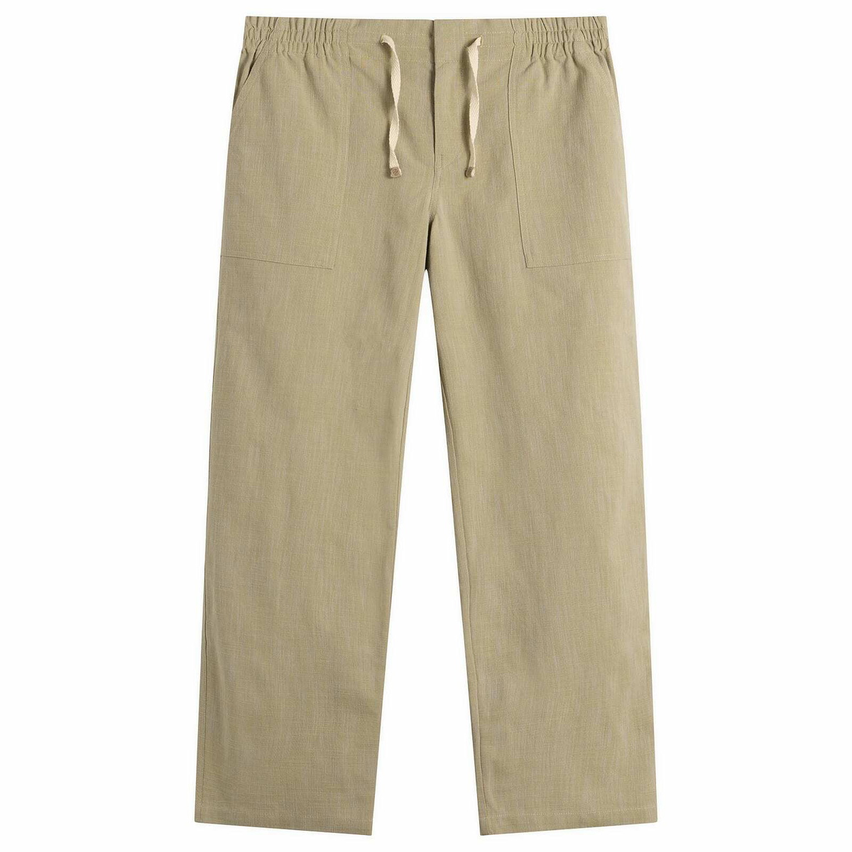 Drôle de Monsieur Men's Cotton Elasticated Waist Pants in Kaki