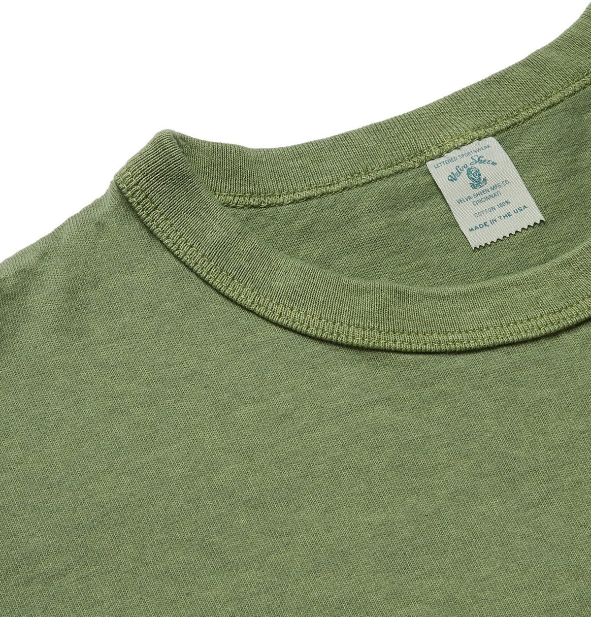 Velva Sheen - Cotton-Jersey T-Shirt - Green Velva Sheen