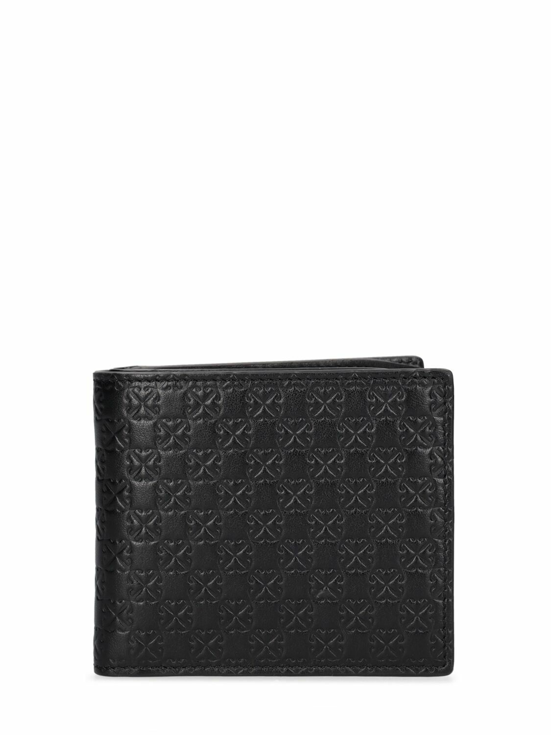 Photo: OFF-WHITE - Monogram Leather Bifold Wallet